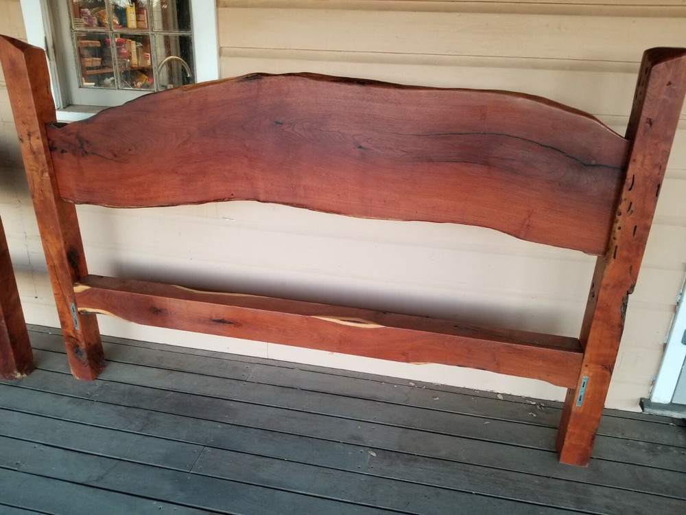 Custom Made King Sized Mesquite Bedframe Set
