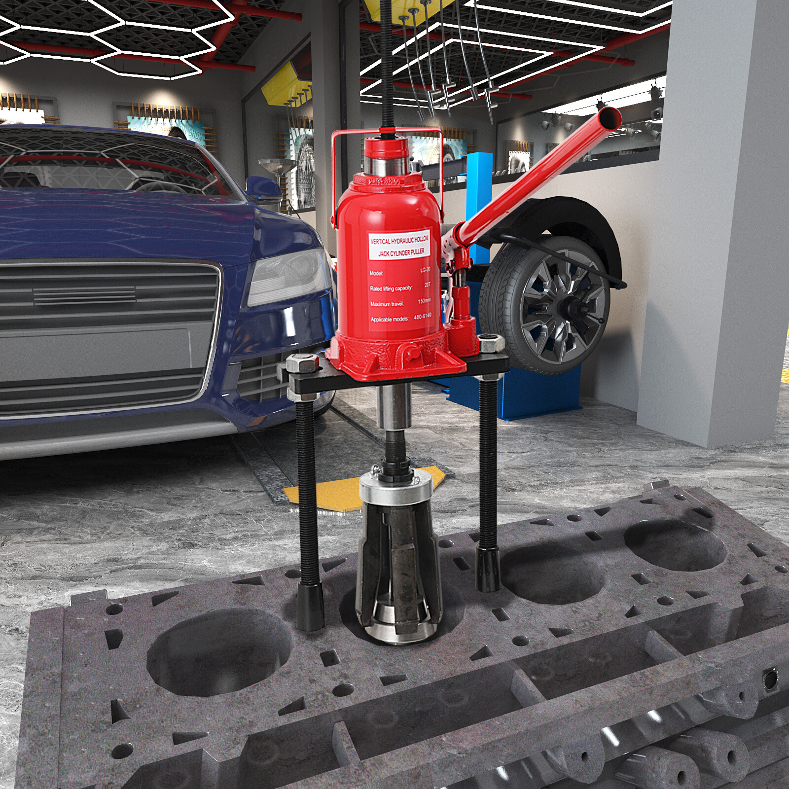 20Ton Cylinder Sleeve Liner Puller Tool Truck Tractor or Automotive Fut Truck