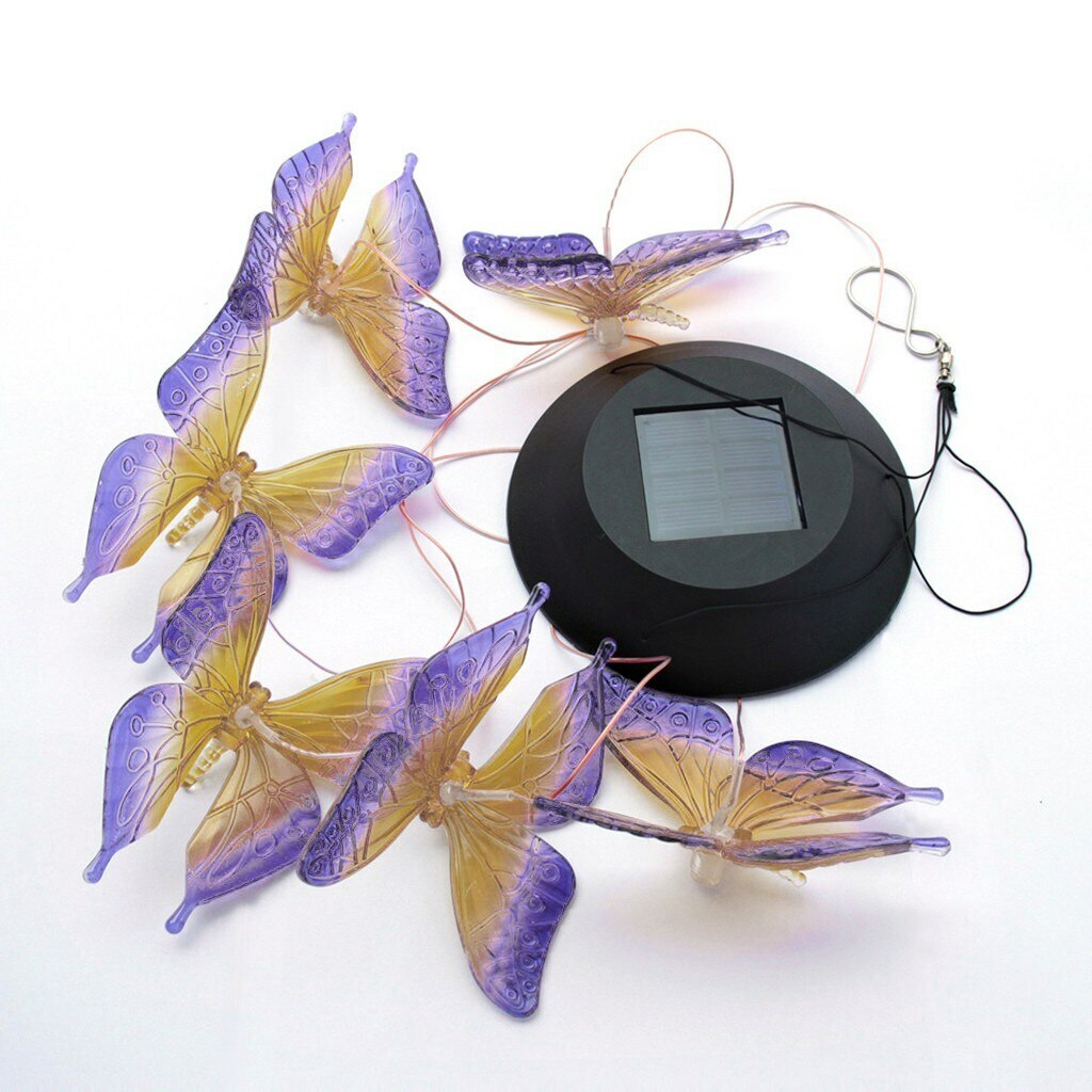 Color-Changing Outdoor LED Solar Powered Wind Chime Lights Yard Garden Decor US