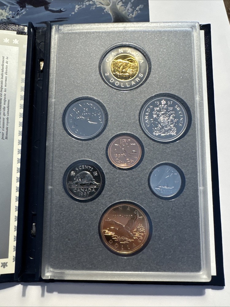 1997 Canada Specimen Set W/ COA & Box