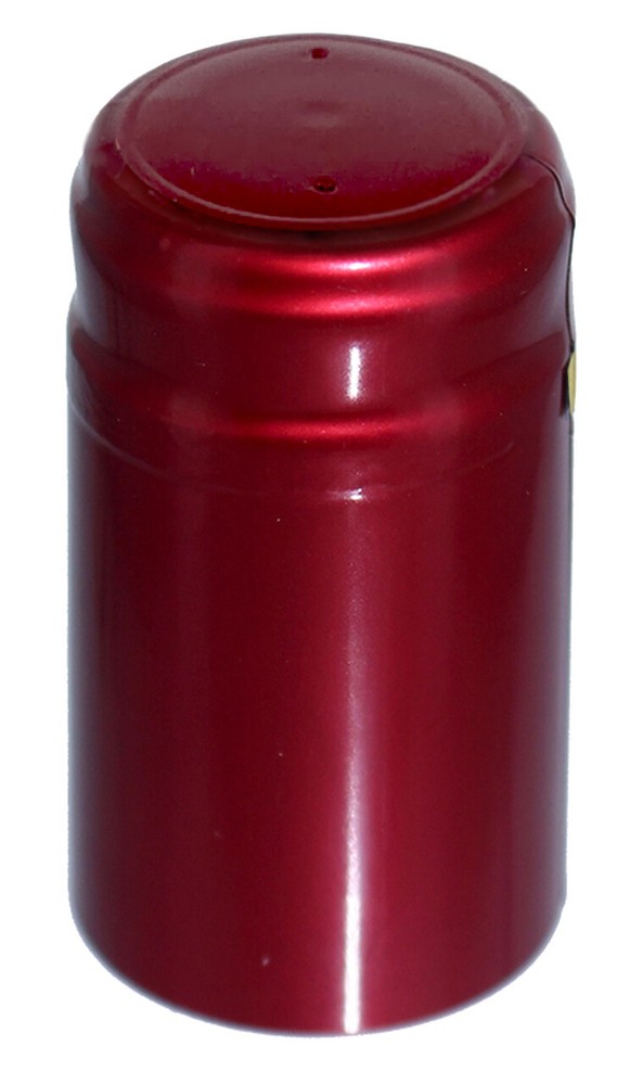 Home Brew Ohio Metallic Ruby Red PVC Shrink Capsules 100 count