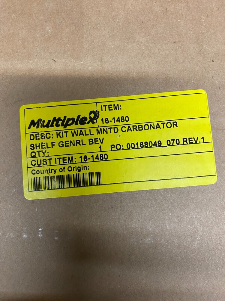 Wall mounted shelf, Multiplex part 16-1480