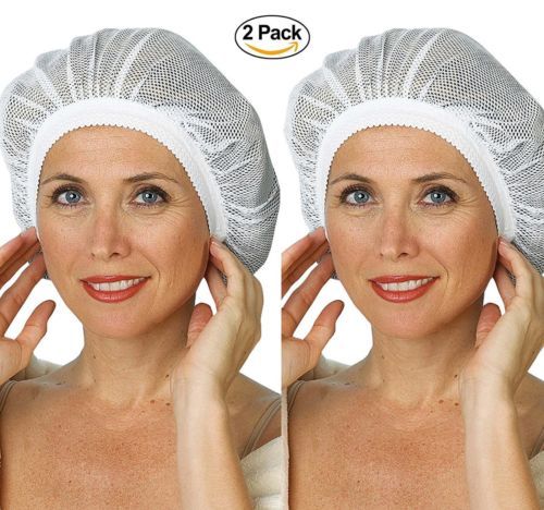 2 Pack Mesh Sleep Cap Smooth Bonet Fits Most