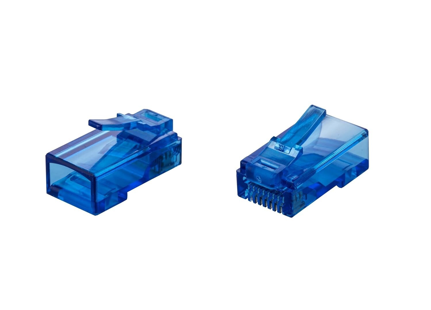 CAT6 RJ45 Connector Network Cable Modular Plug UTP End Pass Through 8P8C EZ Lot