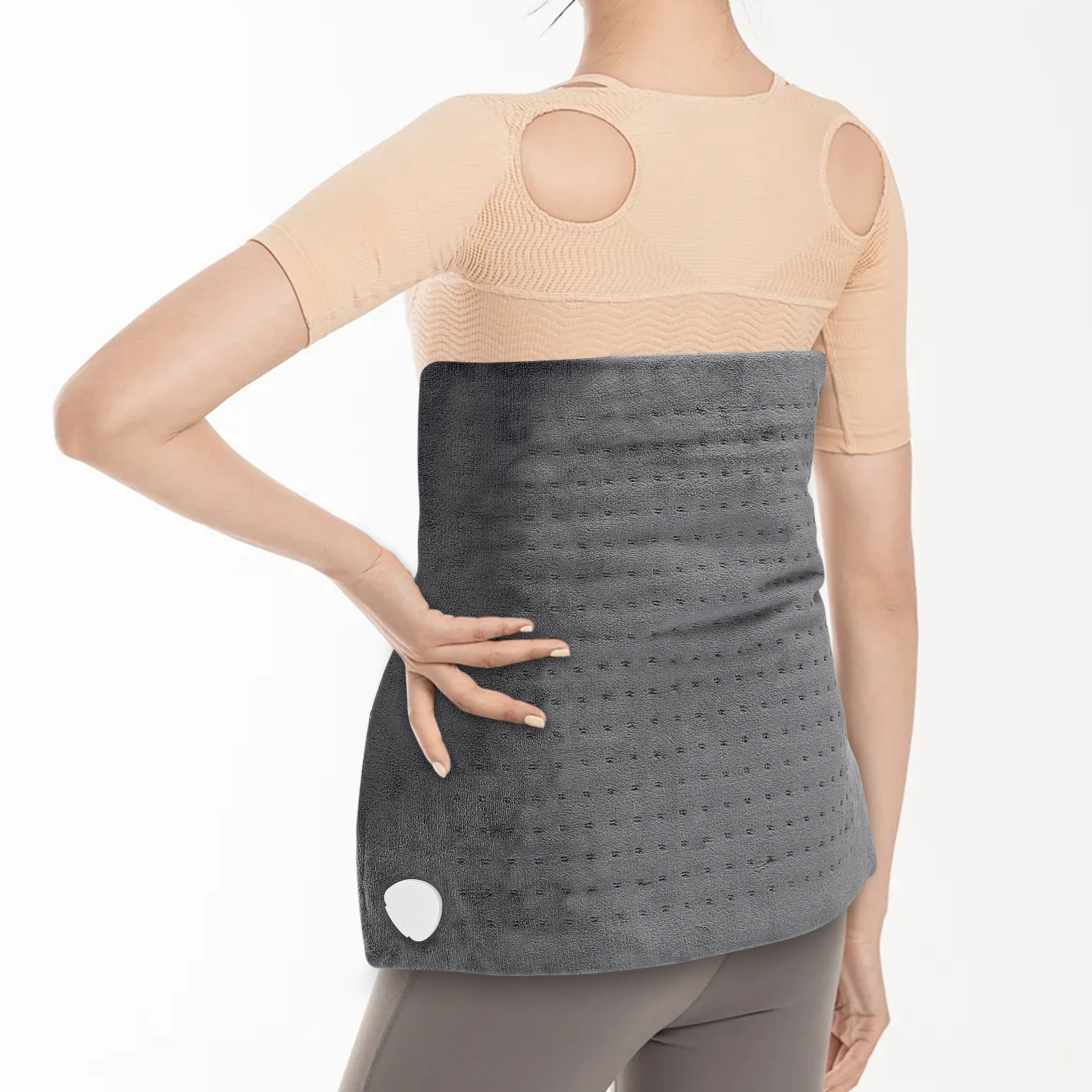 24"x20" Electric Heating Pad 6 Heat Levels Back Pain Muscle Cramps Relief Warmer