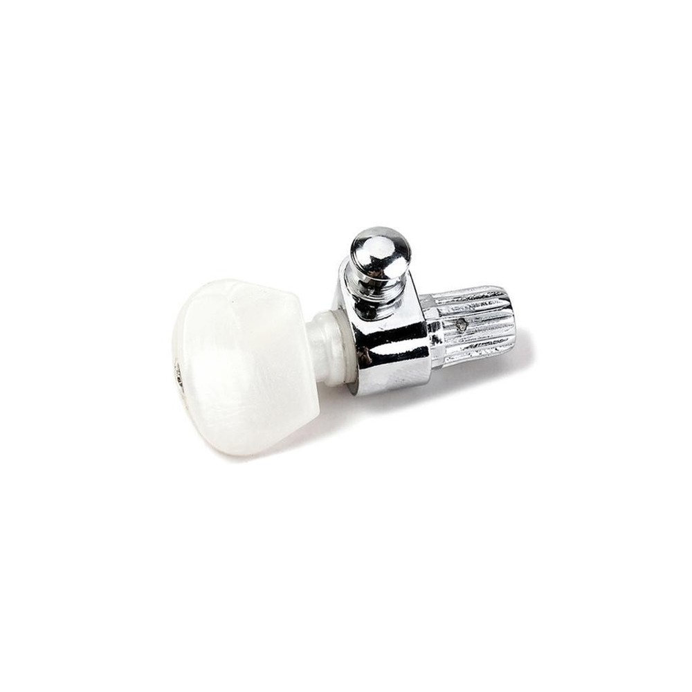 Chrome 5th Banjo String Tuning Keys Peg Machine Heads w/ Pearl Button