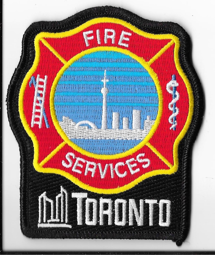 Toronto Fire Services, Canada Shoulder Patch V1