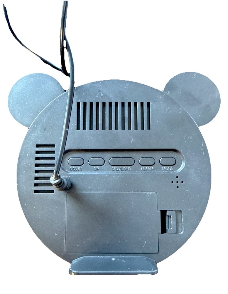 Mirror Mickey Ears Large LED Screen Digital Alarm Clock