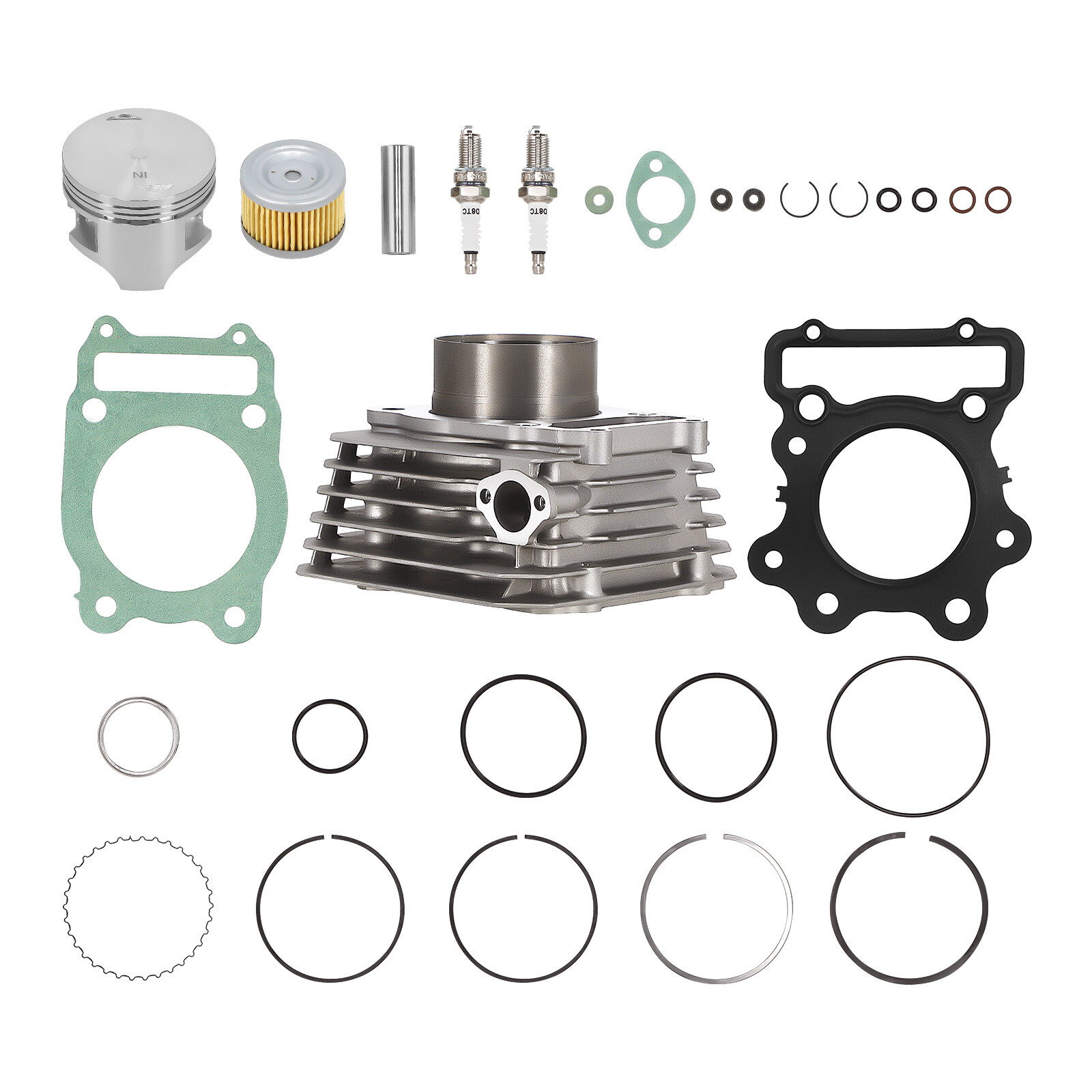 Cylinder Piston Ring Gasket Kit for Honda TRX 300 Fourtrax FW 4x4 2x4 1988-2000