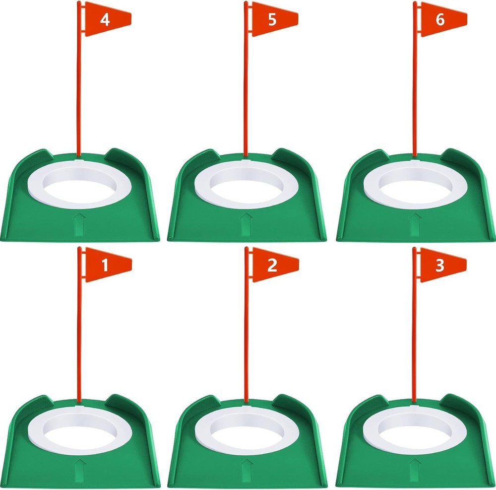 Golf Putting Practice Aid Trainer Hole Training Cup Alignment Putter Guide