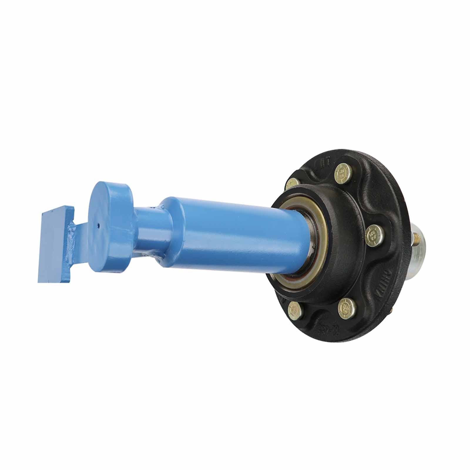 2 pcs 6 x 6.5 Lug 8800LB Shipping Container Wheels, Bolt-on Spindle Kit NEW