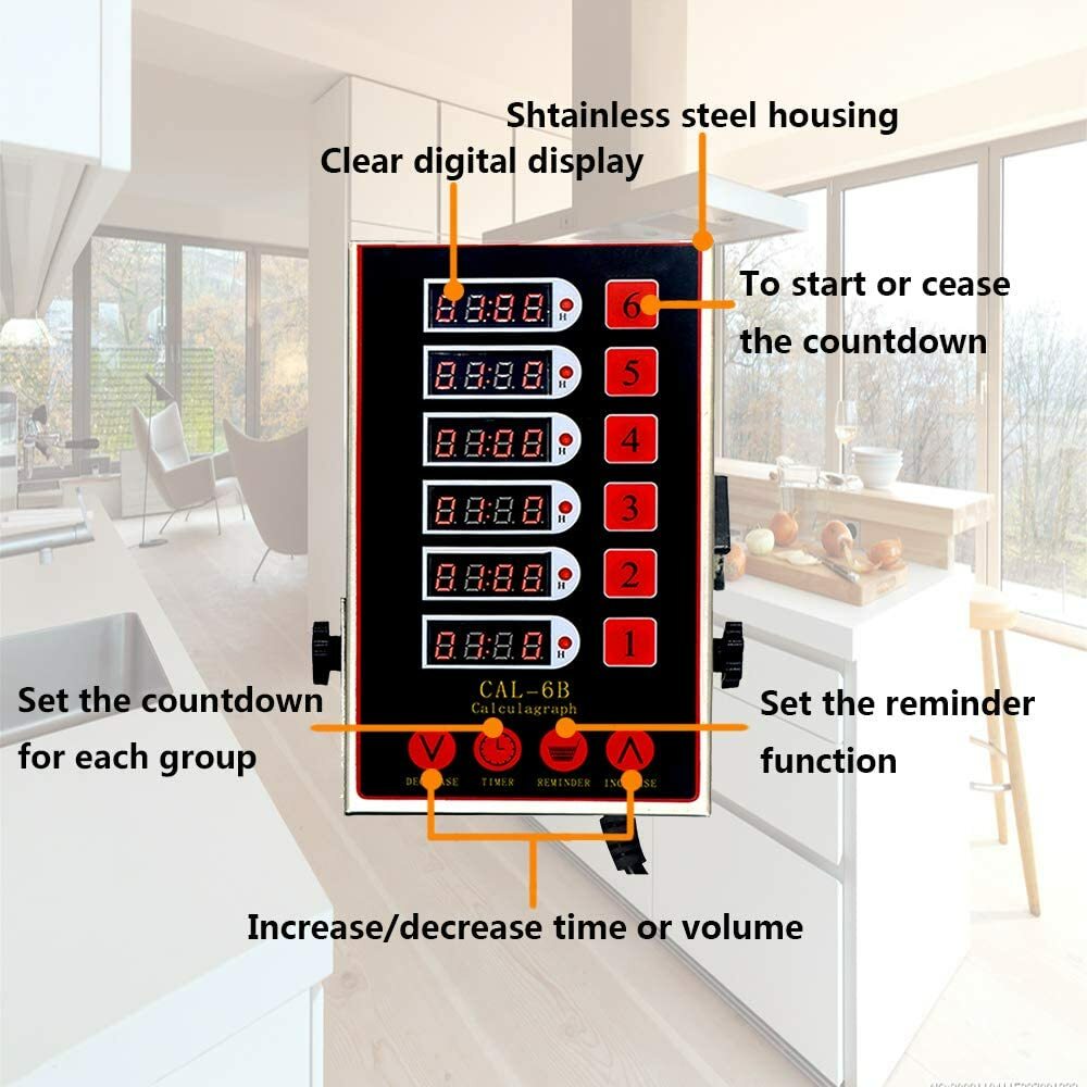 6 Channels Commercial Timer6 Channels Commercial Timer