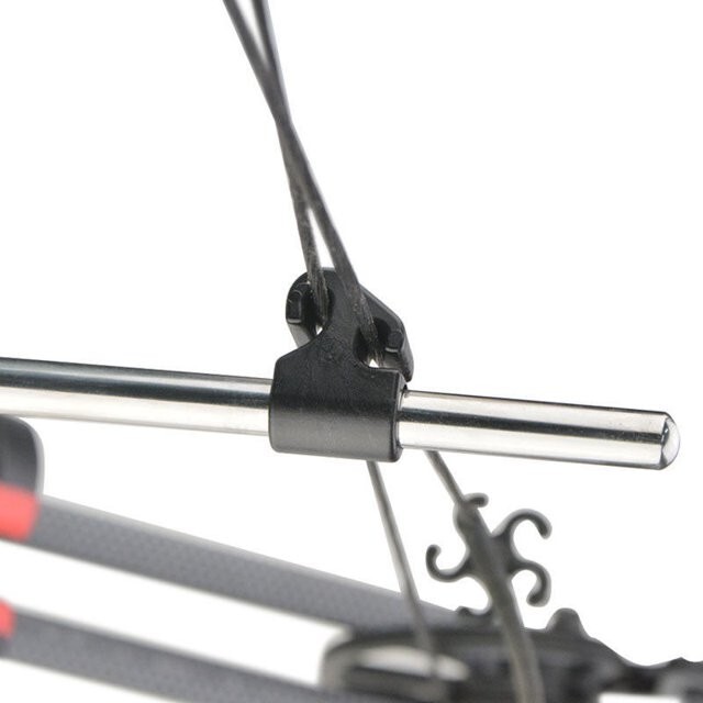 Bow Cable Slide 3/8'' Archery String Suppressor Rod Stabilizer Silencer #50138