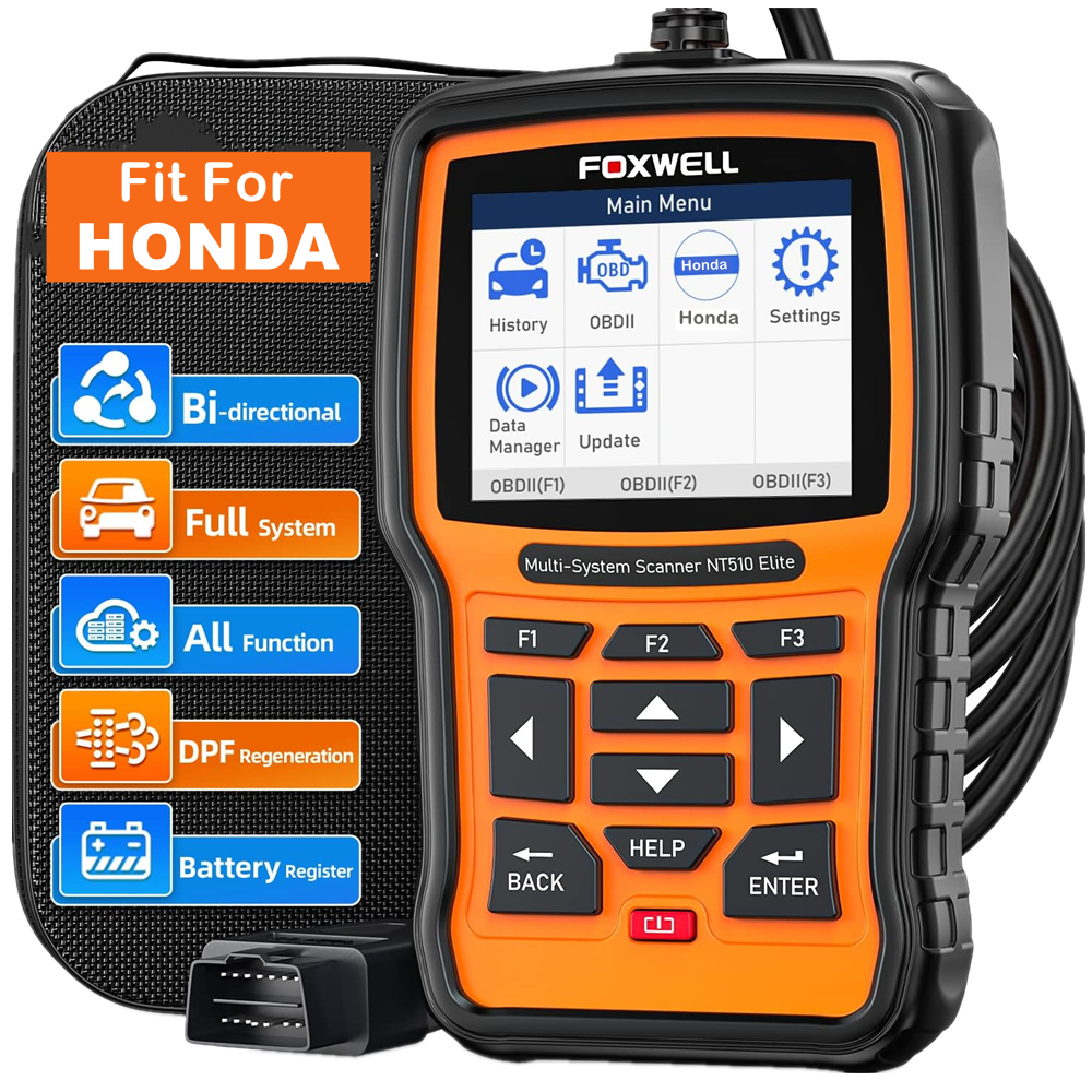 Bidirectional Scan Tool Fit For HONDA Scanner OBD2 All System Active Test Coding