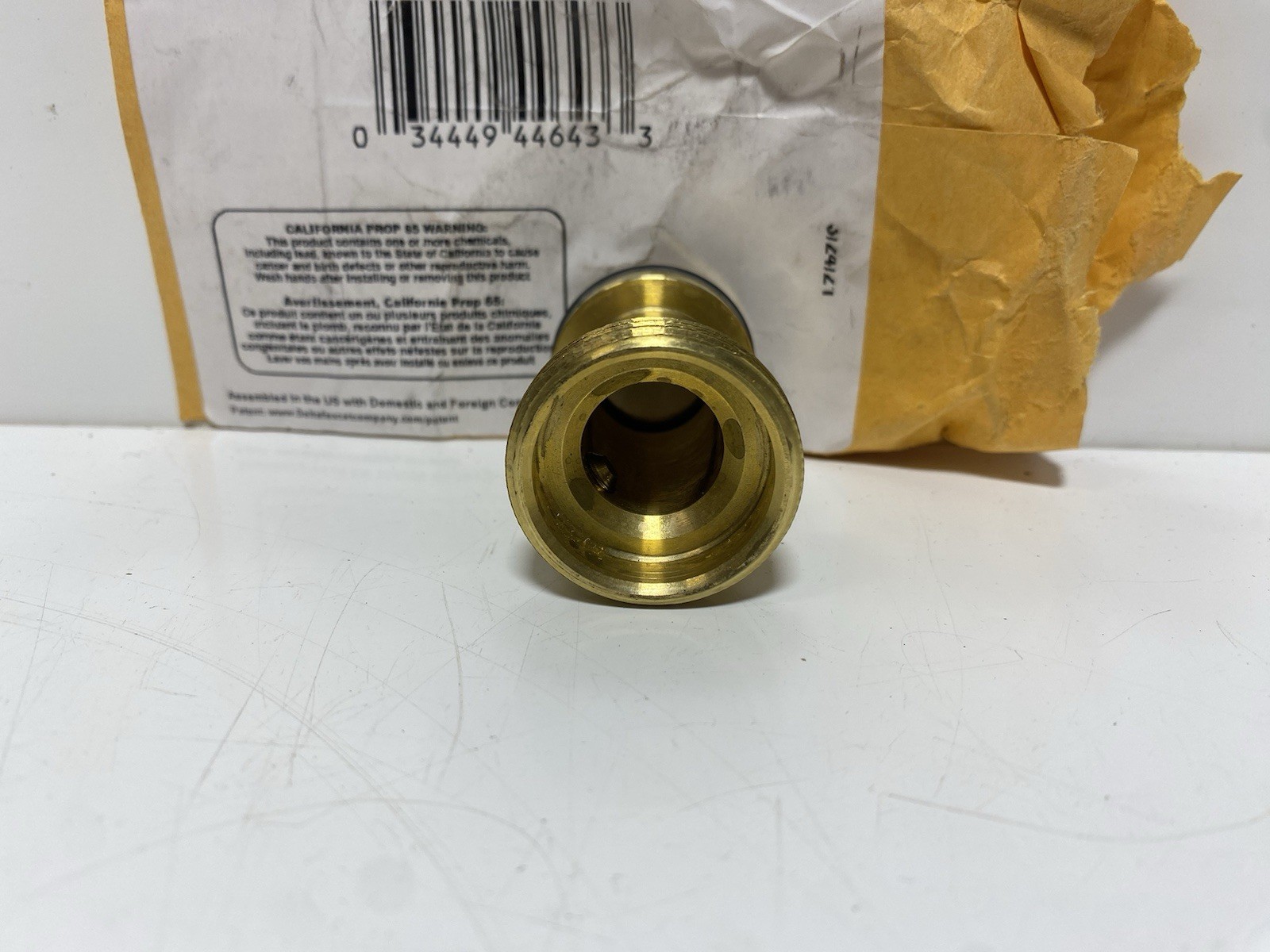 Delta RP33794 Brass Slip-On Diverter Tub Spout Adapter