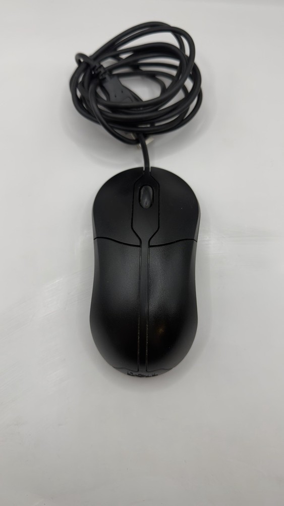 Dell Black USB Scroll Wheel 3button Optical Mouse wired keyboard PC computer