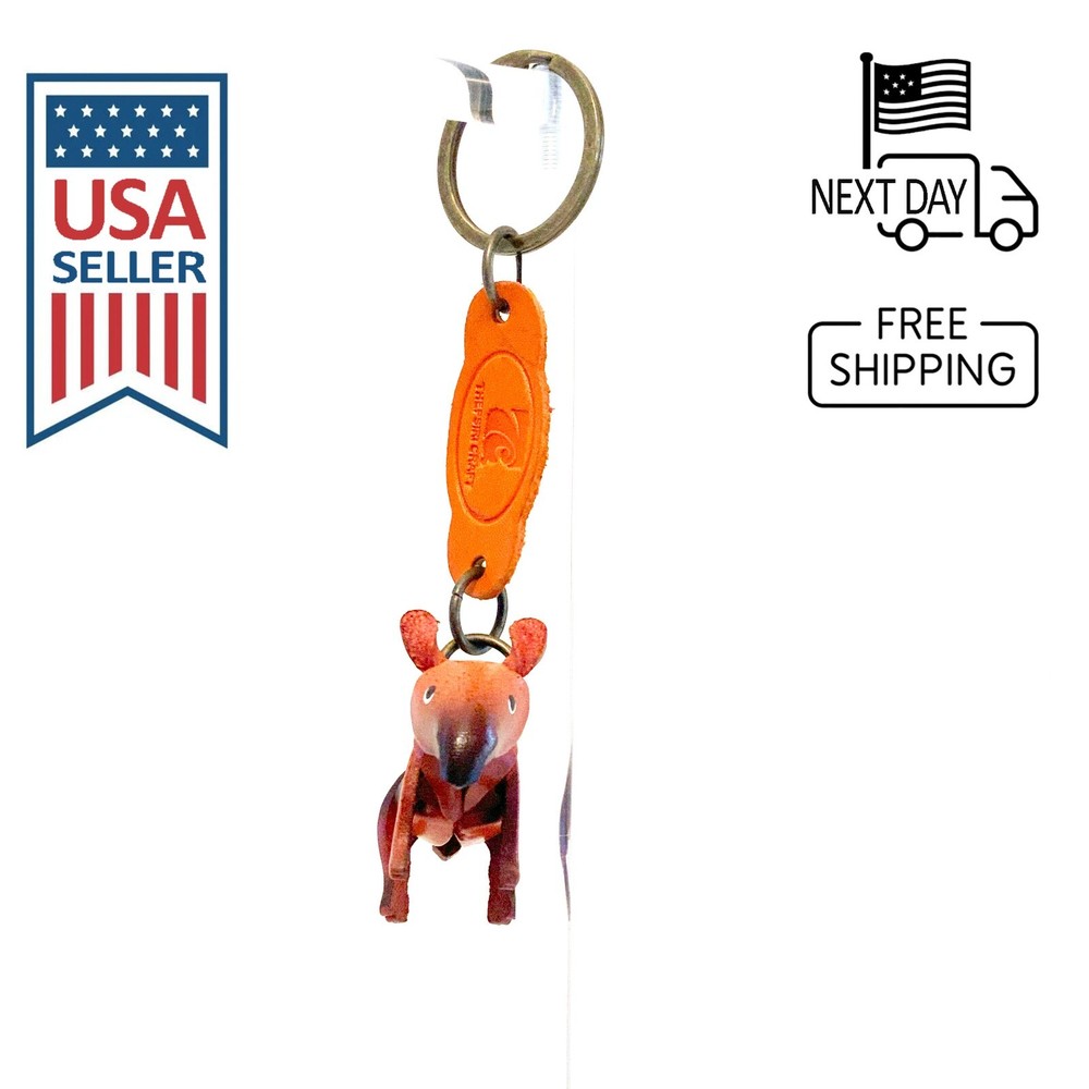 Tapir Handmade Leather Keyring