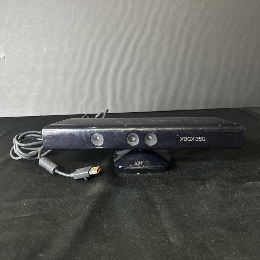 Microsoft Xbox 360 Kinect Sensor Bar Model 1414 Black Untested