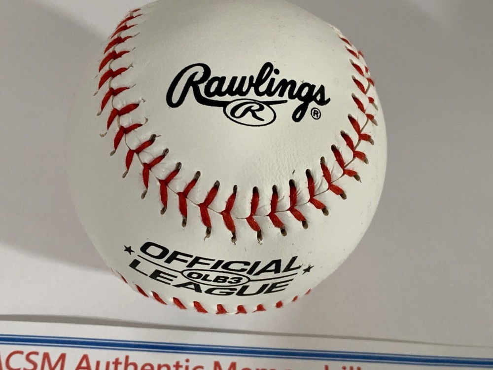 Dan Uggla Signed Rawlings Baseball Authenticated by ACSM Authentic Memorabilia