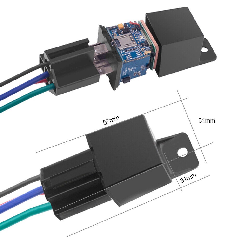 C13 Car Tracking Relay GPS Tracker Anti-theft Real Time Device Locator - NEW 4G