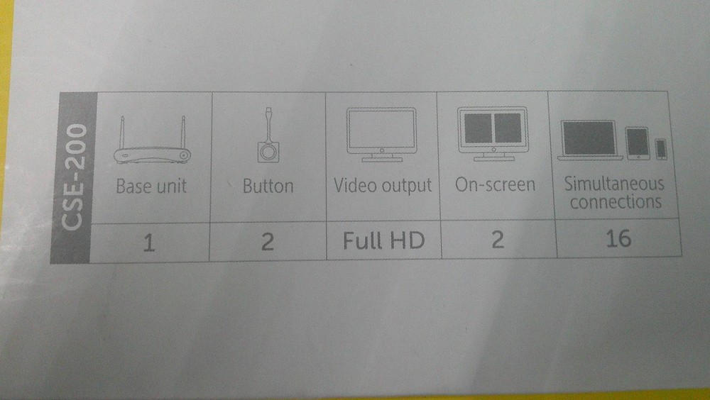 BARCO CLICKSHARE CSE-200 Wireless Presentation System ** NEW **