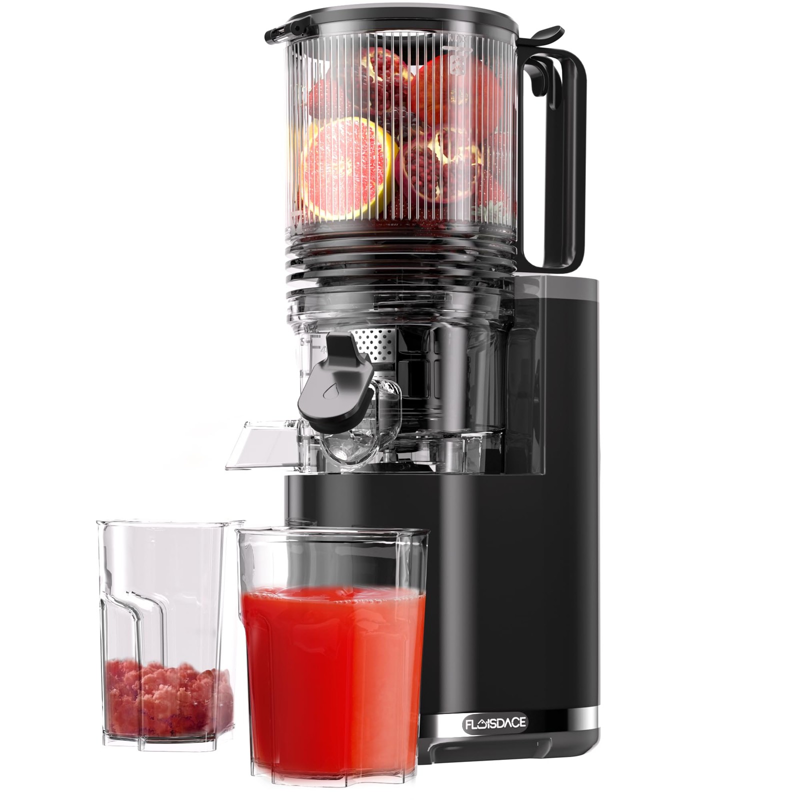Cold Press Juicer, 6.5" Extra Large Feed Chute Juicer Machines, 350W Slow Mas...