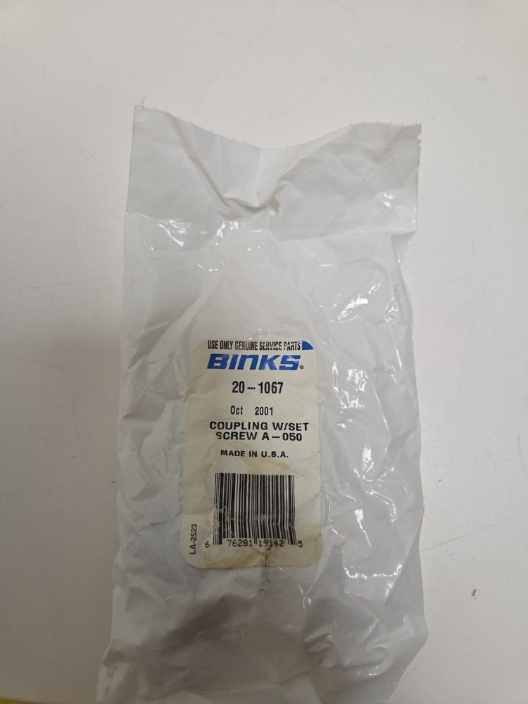 Binks 20-1067 Coupling w/ Set Screw A-050