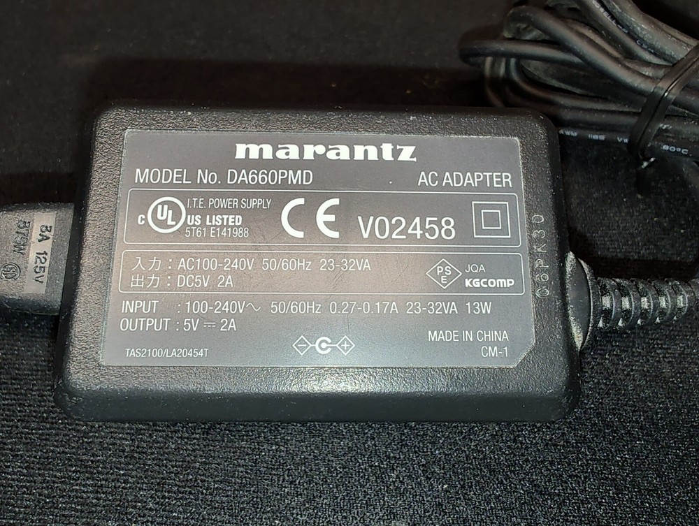 Marantz PMD660 Professional Solid State Recorder w/Compact Flash & Power Supply