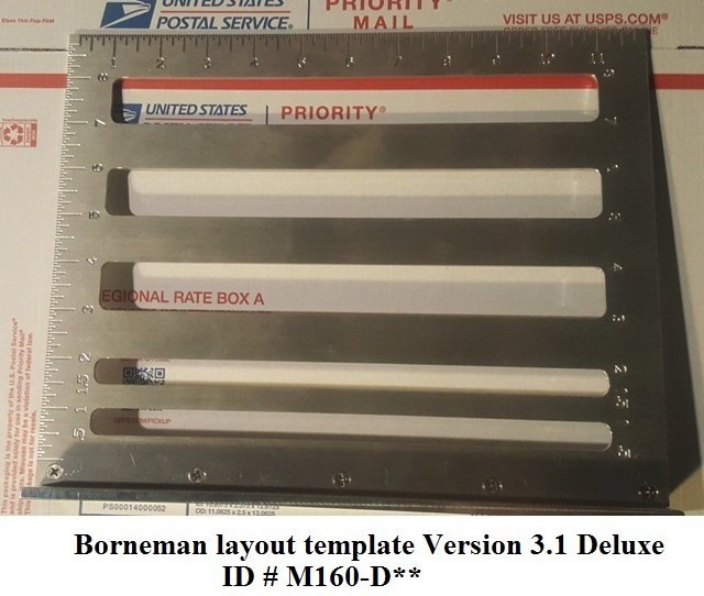 Borneman Layout Template used in Timber Framing layout new