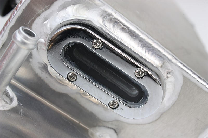 Bar shaped level window with rubber gasket + screw*4