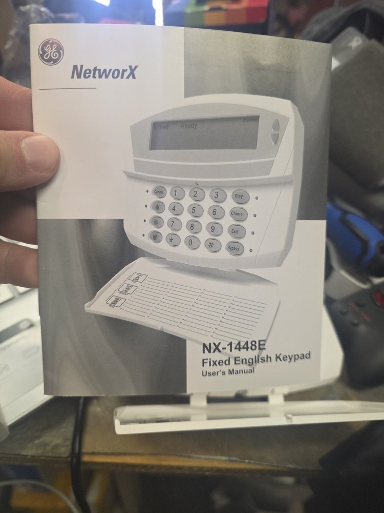 Interlogix GE Security CADDX NetworX NX-1448E 48 Zone Fixed LCD Keypad