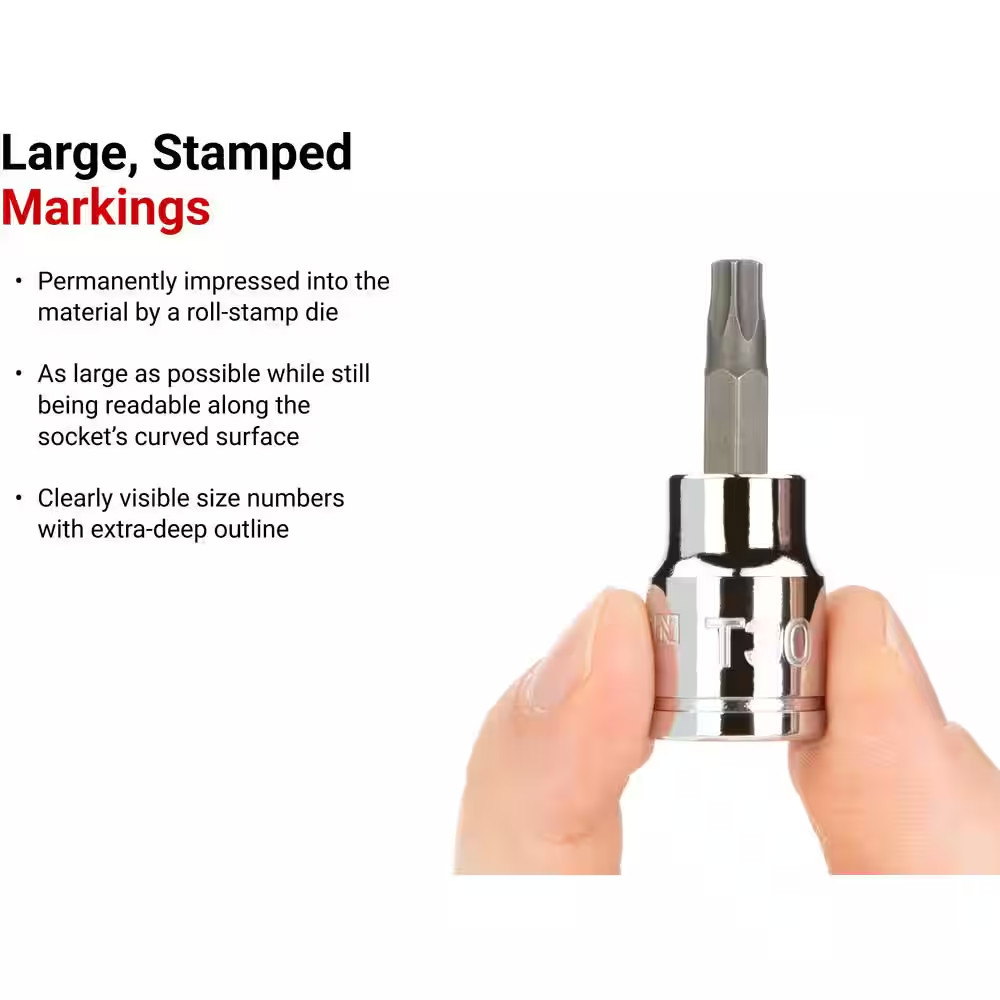 3/8 In. Drive X T60 Torx Bit Socket