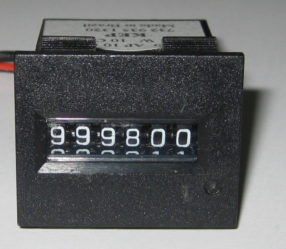 KEP E660 Electro Mechanical Compact 6 Digit Counter - 5 V DC - 10 CPS