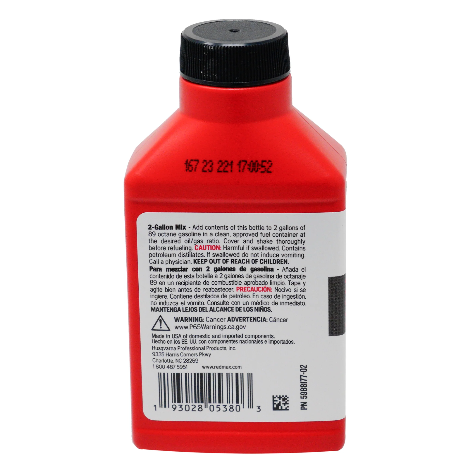 48PK RedMax 598817702 MAXPRO Synthetic Blend 2-Stroke Engine Oil 5.2 fl. oz.