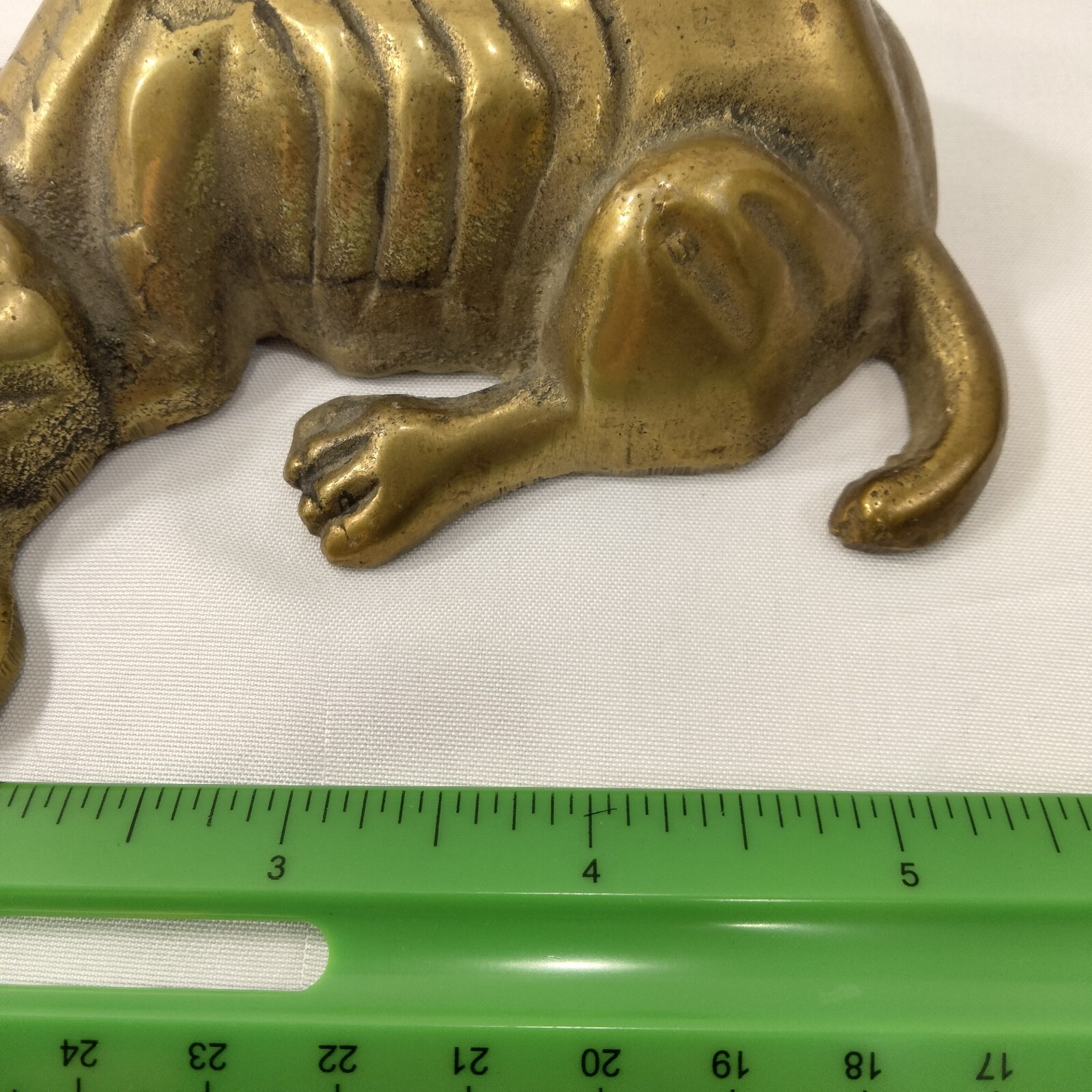 Brass Heavy Cast Sleeping Lazy floppy ears hound hunting dog