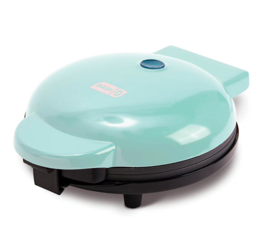 Dash Express Full Size Waffle Maker in Aqua- 8” Dual Nonstick Surfaces