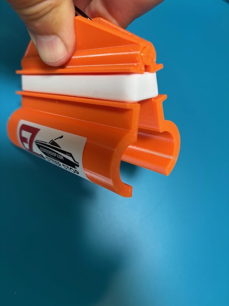 EZ Steer Stop - Steering Stop for Seastar Steering Systems (Orange)