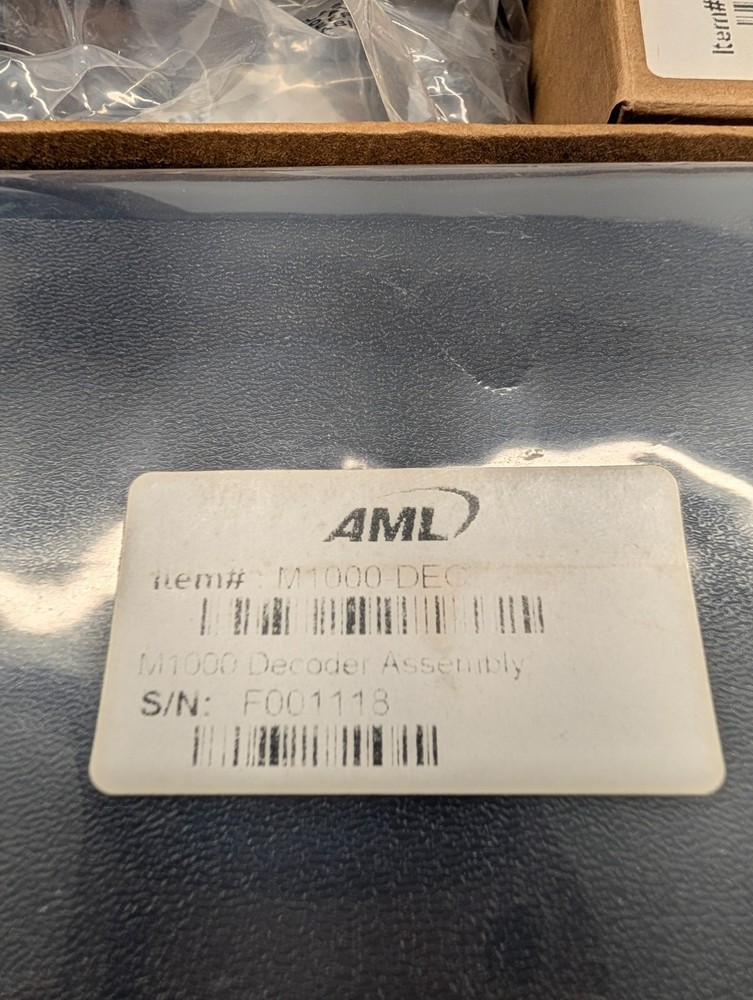 AML M1000-DEC Barcode Decoder Kit M1000SLT-OPV506 Complete w/ Cables