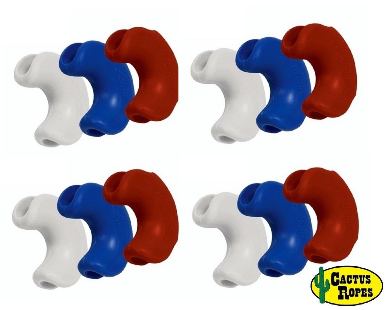 Lariat Rope Speed Burners 12 Piece Lot Red White Blue Cactus Ropes New Free Ship