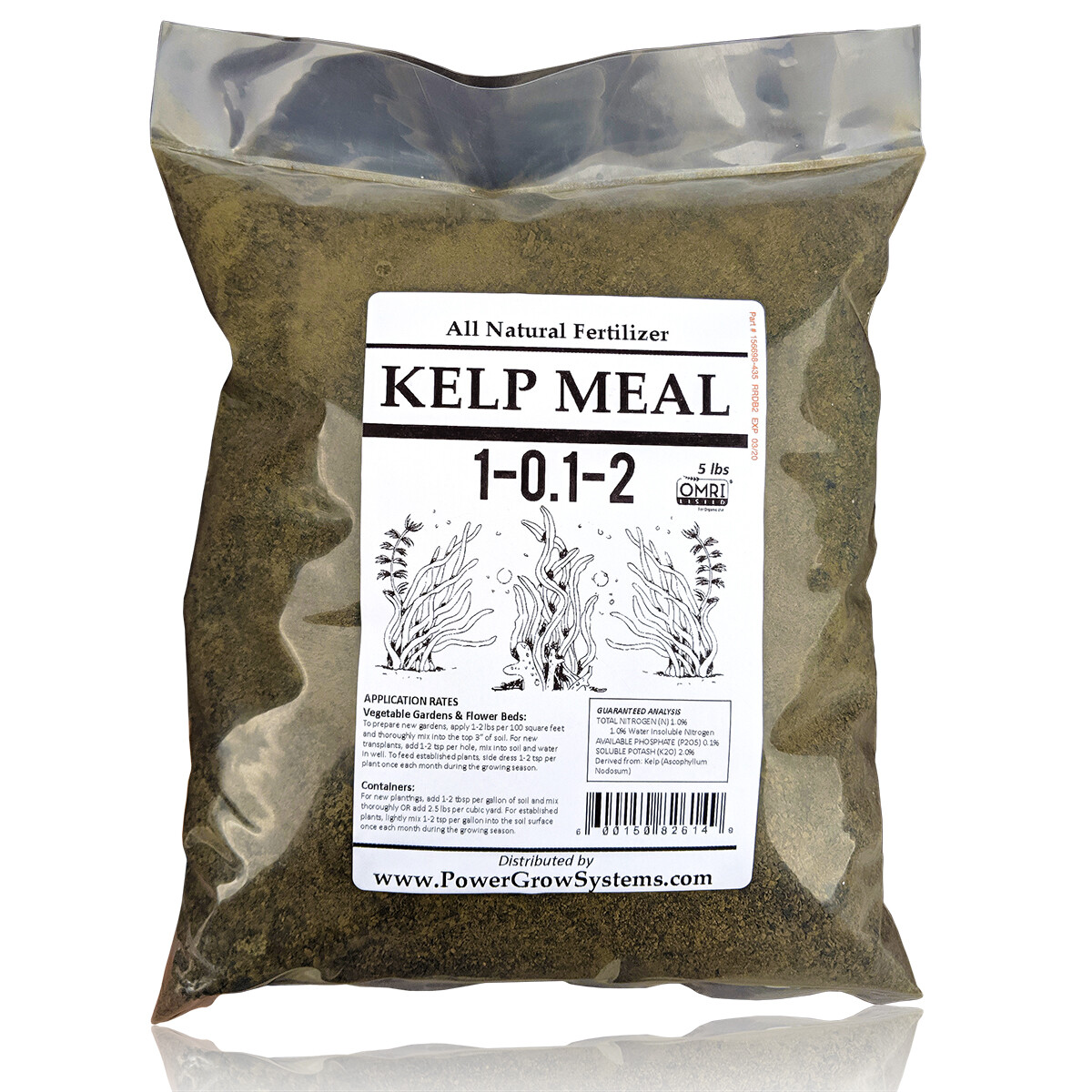 KELP Meal Organic Kelp Natural Fertilizer in Bulk