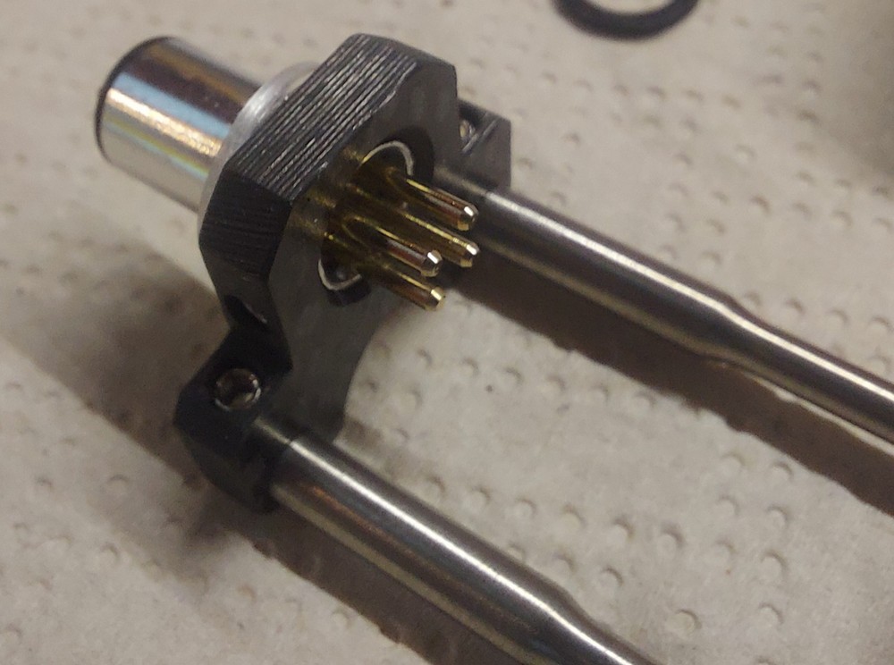 SHELL HEADSHELL NON-MAGNETIC TITANIUM + CARBON - ORSONIC STYLE + OCC LITZ CABLES