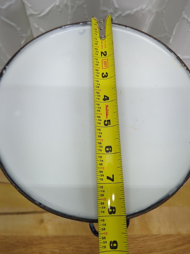 Enamelware Flour Pot