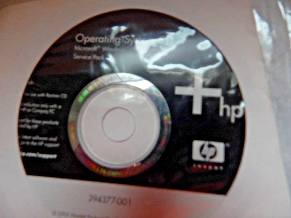 HP Operating System DVD - Windows XP PRO SP2 394377-001