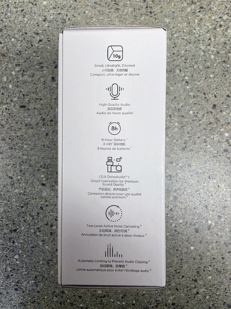 DJI Mic Mini Transmitter, Ultralight, Wireless Lavalier Microphone [Black]