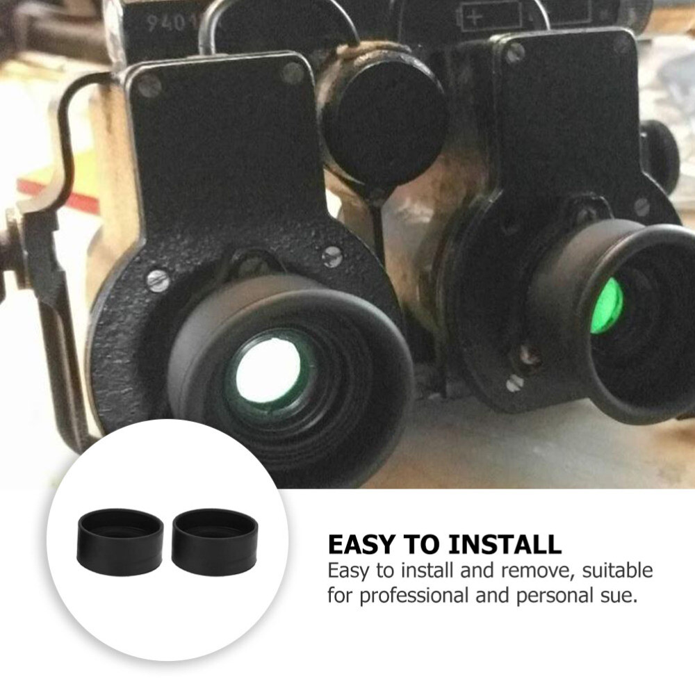 2Pcs Microscope Eye Guards Microscope Eyecups Microscope Eyecups Rubber Eye Cups