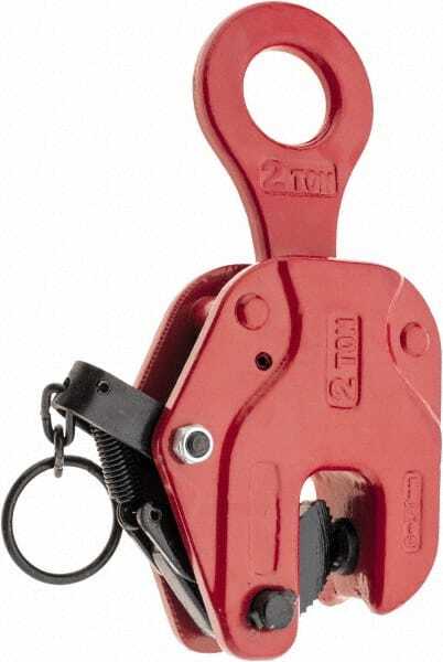 PRO-SOURCE 4,000 Lb Capacity Locking E Lifting Clamp: 1-1/4" Maximum Grip