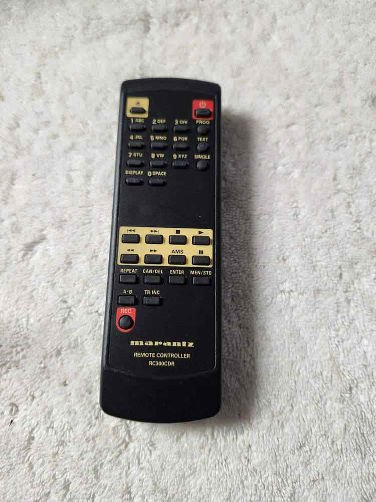 Marantz RC300CDR CDR300 CD Recorder Remote Control Control, Missing Battery Door