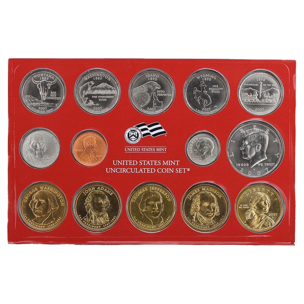 2007 Mint Set Original Plastic 28 BU US Coins BU