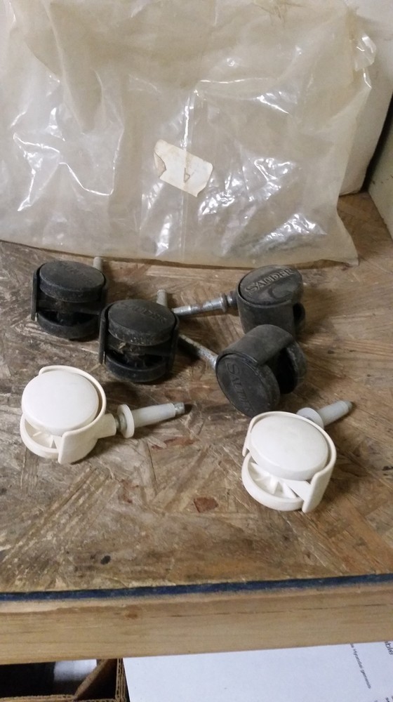 Plastic Wheel Casters Set of 6
