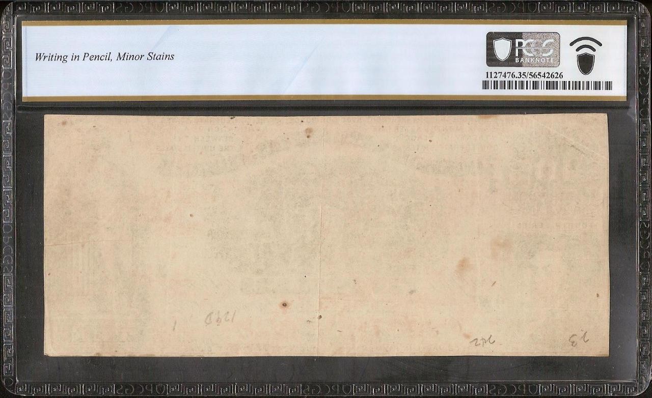 1861 $10 SWEET POTATO DINNER NOTE CONFEDERATE CURRENCY CIVIL WAR MONEY T-30 PCGS